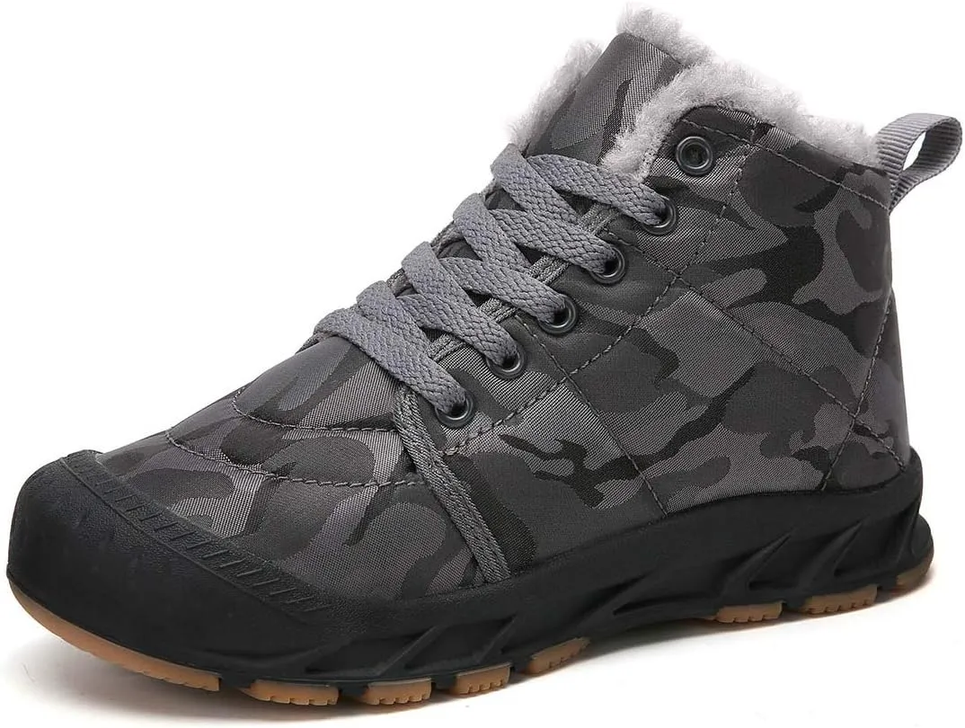 Boys Snow Boots Winter Waterproof Slip Resistant Cold Weather ShoesLittle Kid/Big Kid