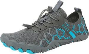 Breathable Barefoot Shoes for Women Men Pro Barefoot Shoes with Wide Toe Box Healthy & Non-Slip Barefoot Shoes Grounded Footwear Barefoot Shoes Quick Dry Zero Drop Trail Running Shoes Hiking Sneakers