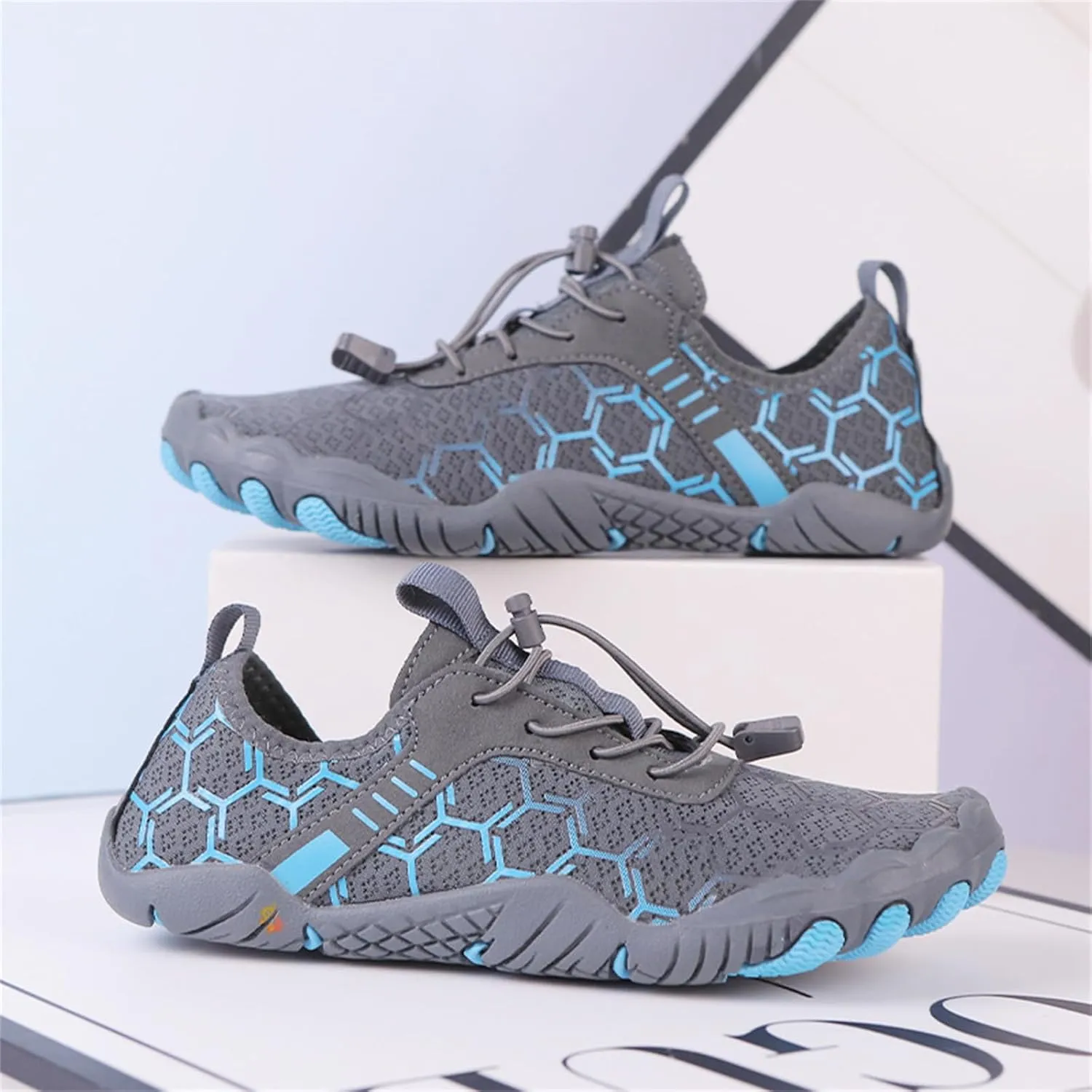 Breathable Barefoot Shoes for Women Men Pro Barefoot Shoes with Wide Toe Box Healthy & Non-Slip Barefoot Shoes Grounded Footwear Barefoot Shoes Quick Dry Zero Drop Trail Running Shoes Hiking Sneakers