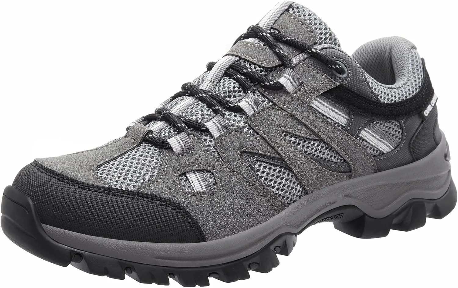 CAMELSPORTS Mens Hiking Shoes Low Top Walking Hiking Shoes for Men Outdoor Ankle Support Breathable Trekking Trails Shoes Hiking Sneakers Mens