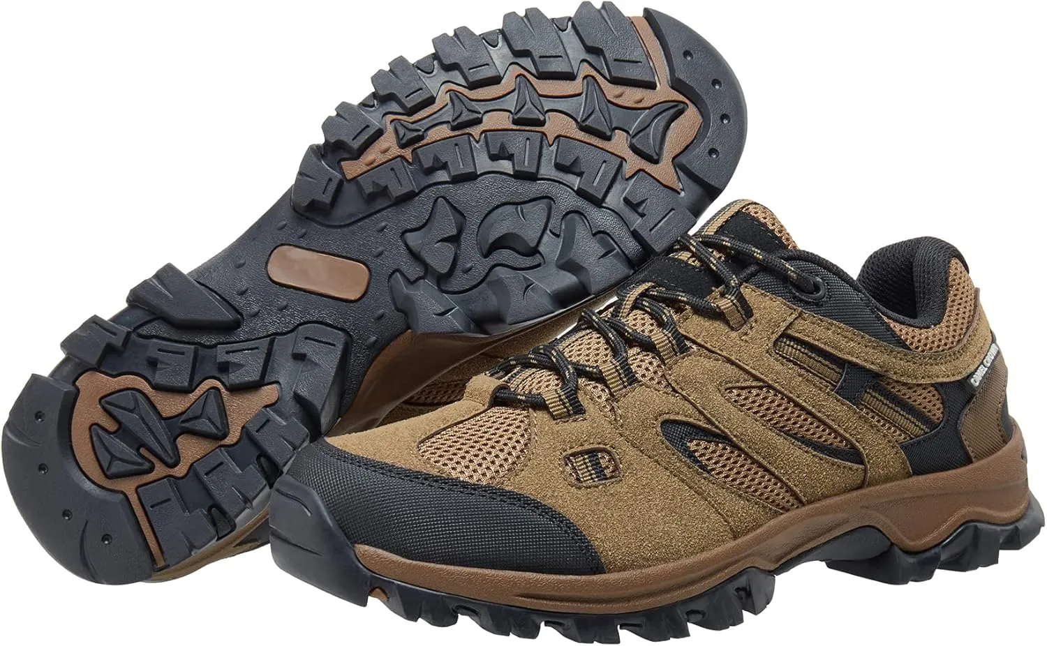 CAMELSPORTS Mens Hiking Shoes Low Top Walking Hiking Shoes for Men Outdoor Ankle Support Breathable Trekking Trails Shoes Hiking Sneakers Mens