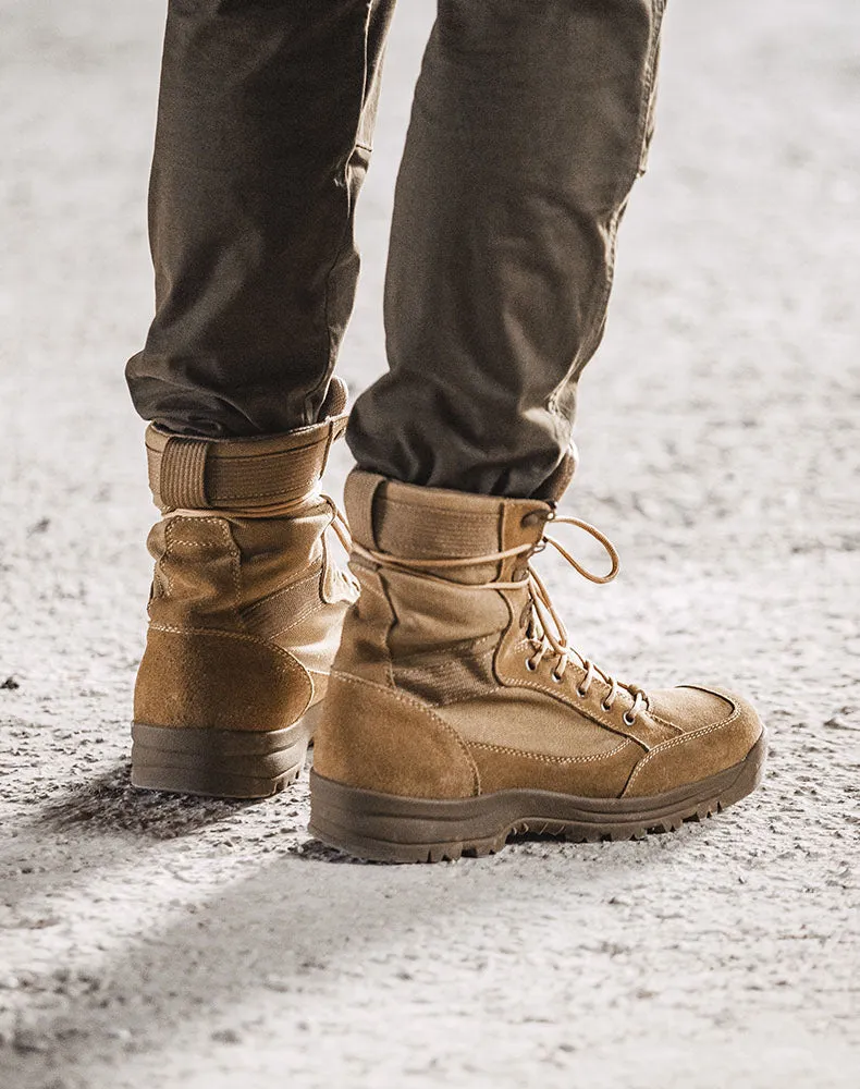 Desert Leather High-Top Outdoor Work Men's Tactical Boot