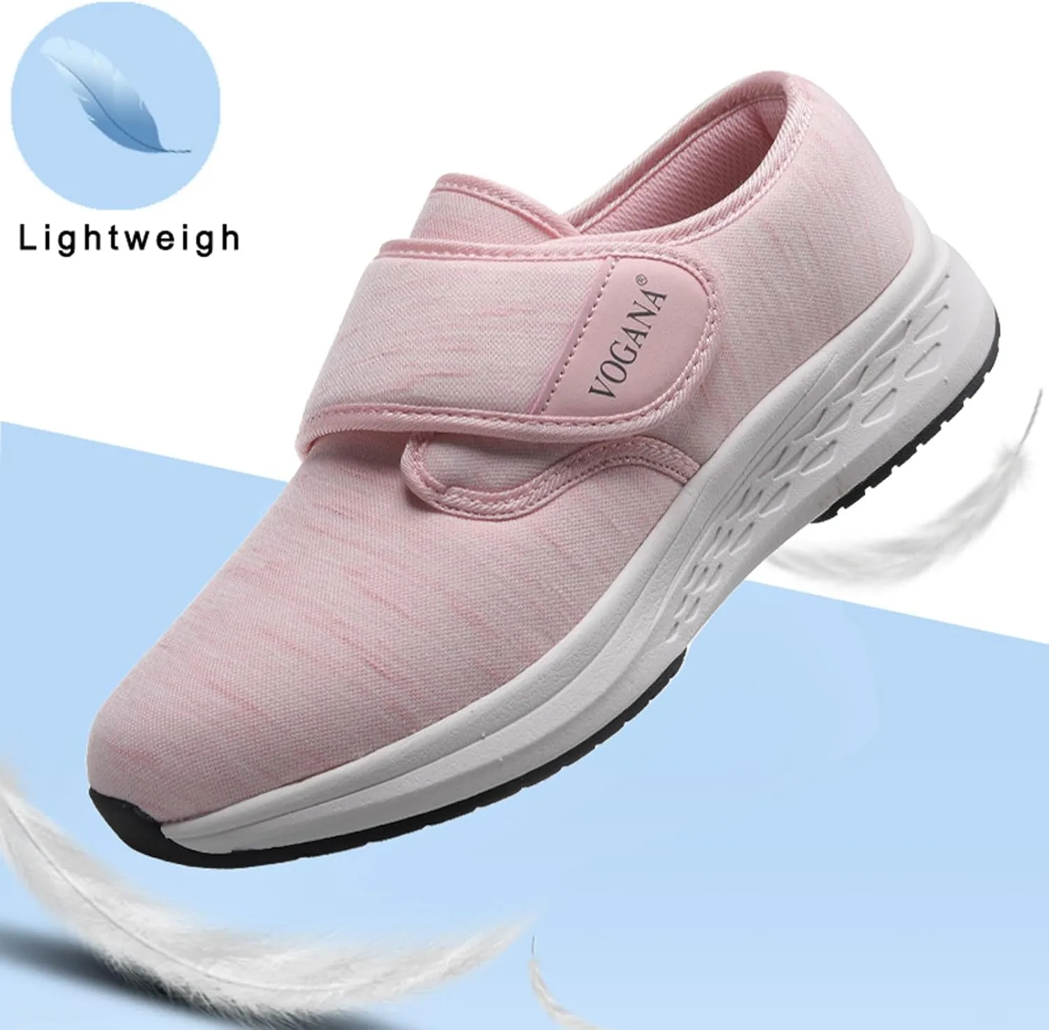 Diabetic Shoes for Women Arch Support Cushioning Adjustable Widch Orthotic for Swollen Feet Elderly Foot Pain Relief Neuropathy