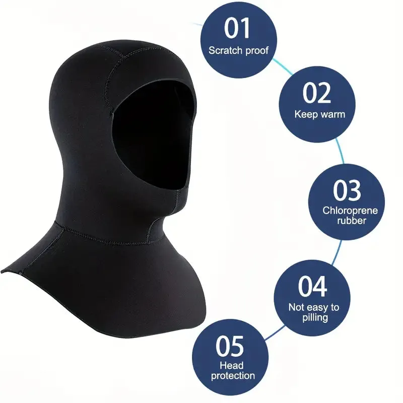 Diving 3MM Neoprene Wetsuit Dive Hood
