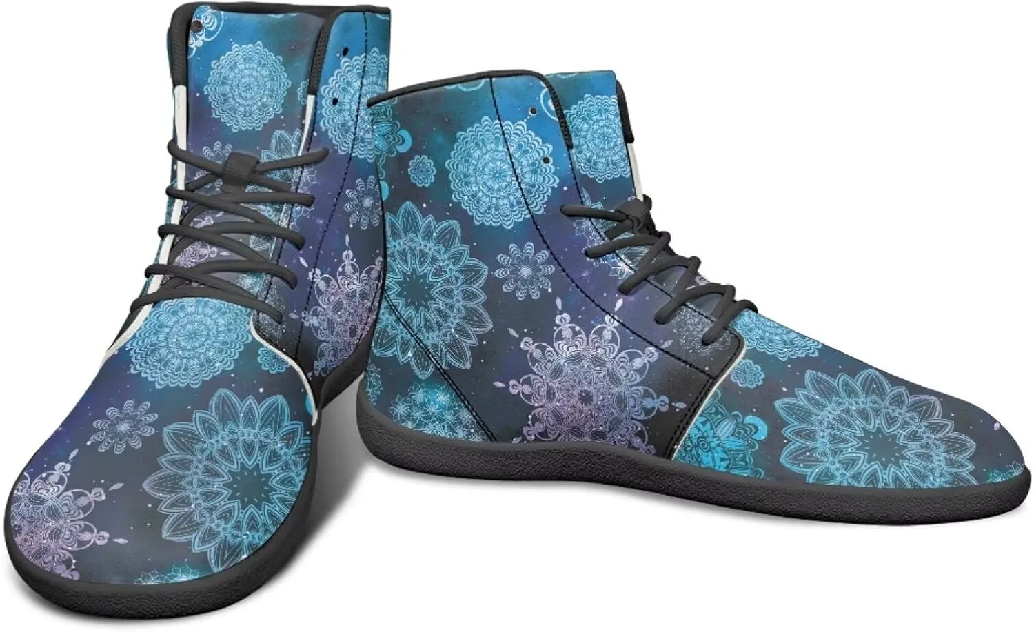 Ethnic Mandala Unisex Minimalist Wide Barefoot Shoes Women Zero Drop Sneaker Men's Wide Trail-Running Shoes