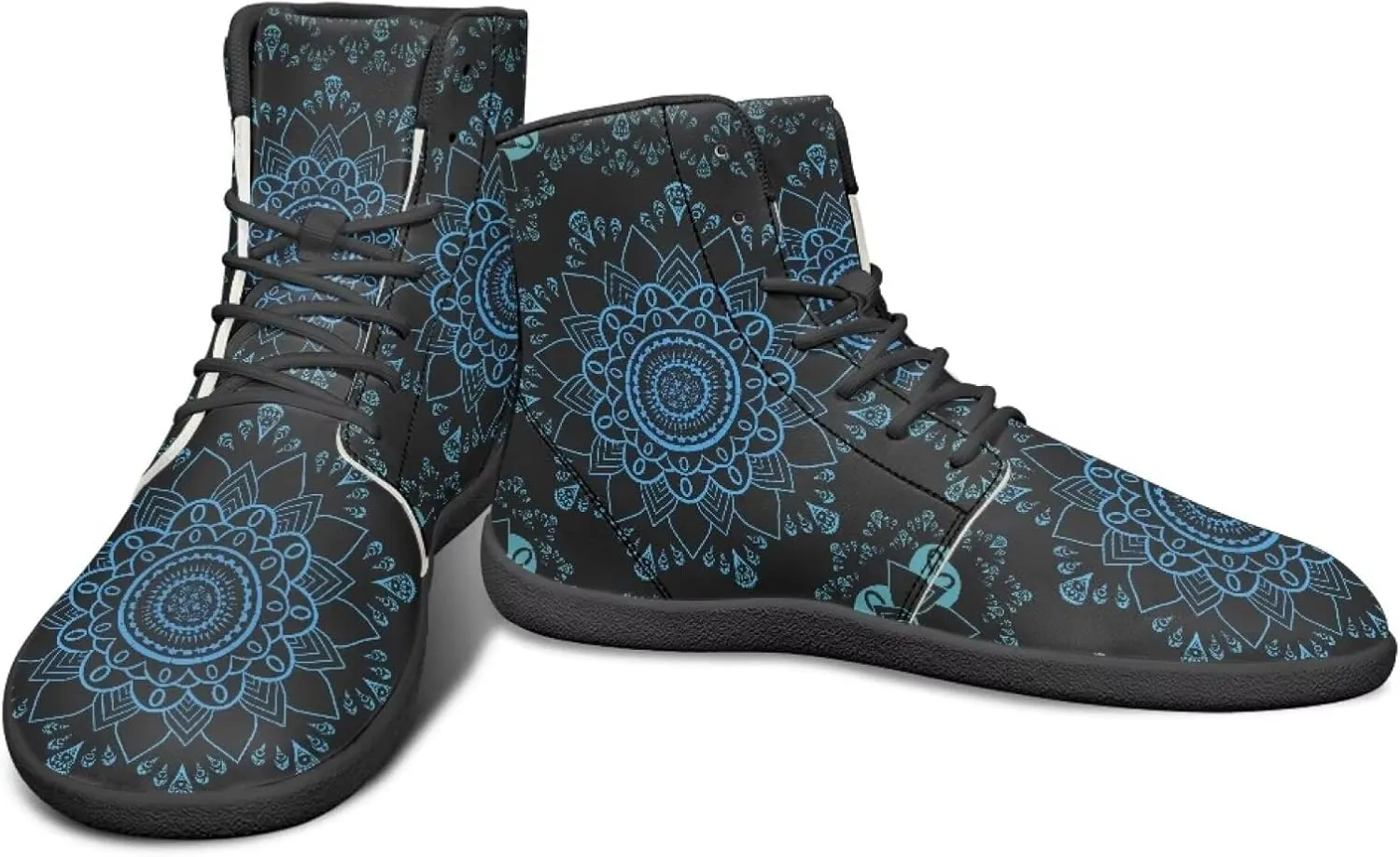 Ethnic Mandala Unisex Minimalist Wide Barefoot Shoes Women Zero Drop Sneaker Men's Wide Trail-Running Shoes
