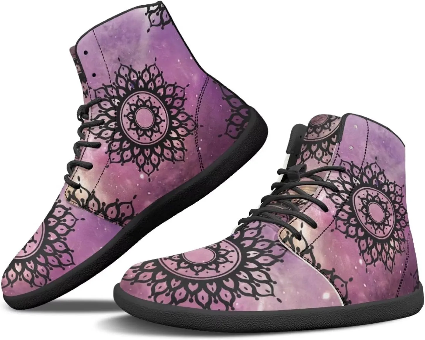 Ethnic Mandala Unisex Minimalist Wide Barefoot Shoes Women Zero Drop Sneaker Men's Wide Trail-Running Shoes