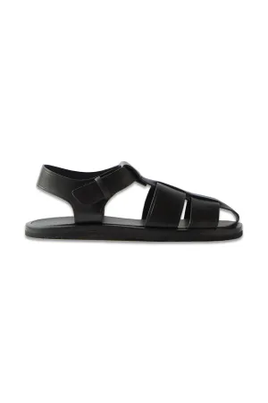 Fisherman Caged Leather Sandals