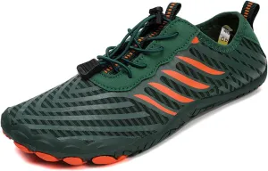 Grounded Footwear for Women Men Non-Slip Breathable Trail Athletic Footwear,Wide Toe Box Quick-Dry Swim Shoes,Lightweight Comfortable Water-Resistant Hiking Barefoot with Adjustable Shoelaces