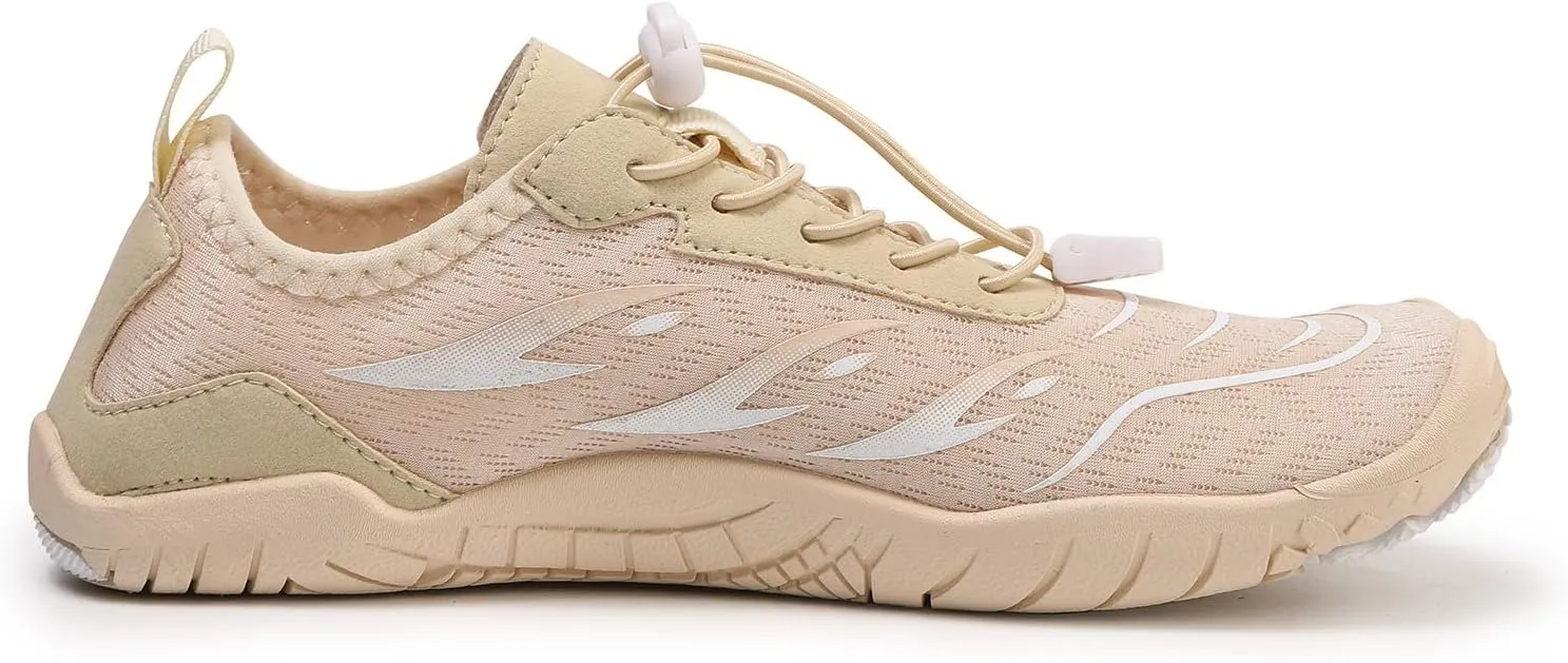 Grounded Footwear for Women Men Quick Dry Water Resistant Water Shoes,Wide Toe Box&Non-Slip Breathable Barefoot,Lightweight Adjustable Fitness Sports Footwear Outdoor Beach Surfing Training Barefoot