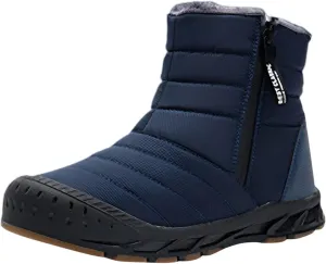 High Top Snow Boots for Women Solid Slip On Winter Boots Non Slip Flat Soled Snow Boots Snow and Hiking Boots for Women