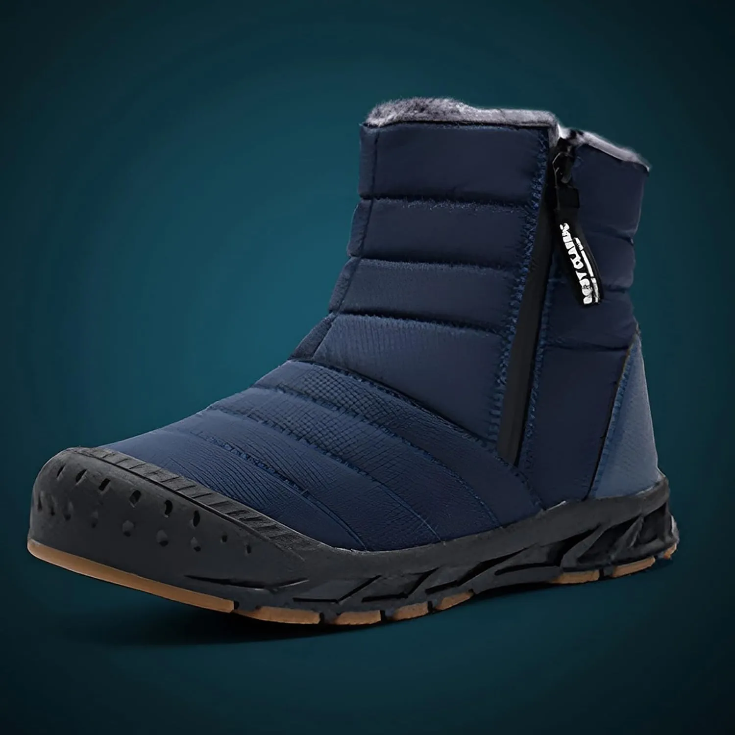 High Top Snow Boots for Women Solid Slip On Winter Boots Non Slip Flat Soled Snow Boots Snow and Hiking Boots for Women