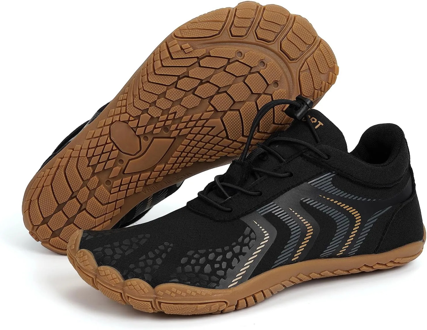 Hike Barefoot Shoes for Winter Autumn Footwear, Minimalist Barefoot Shoes for Men Women Wide Toe Zero Drop Athletic Hiking and Trail Running Shoe