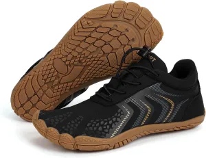 Hike Barefoot Shoes for Winter Autumn Footwear, Minimalist Barefoot Shoes for Men Women Wide Toe Zero Drop Athletic Hiking and Trail Running Shoe