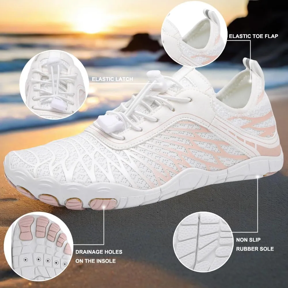 Hike Barefoot Shoes Womens Men,Unisex Barefoot Water Shoes Breathable, Anti-Slip Hiking Footwear for Athletic Wide Toe Shoe Footwear for Hiking, Walking, Running, Yoga, and Water Sports