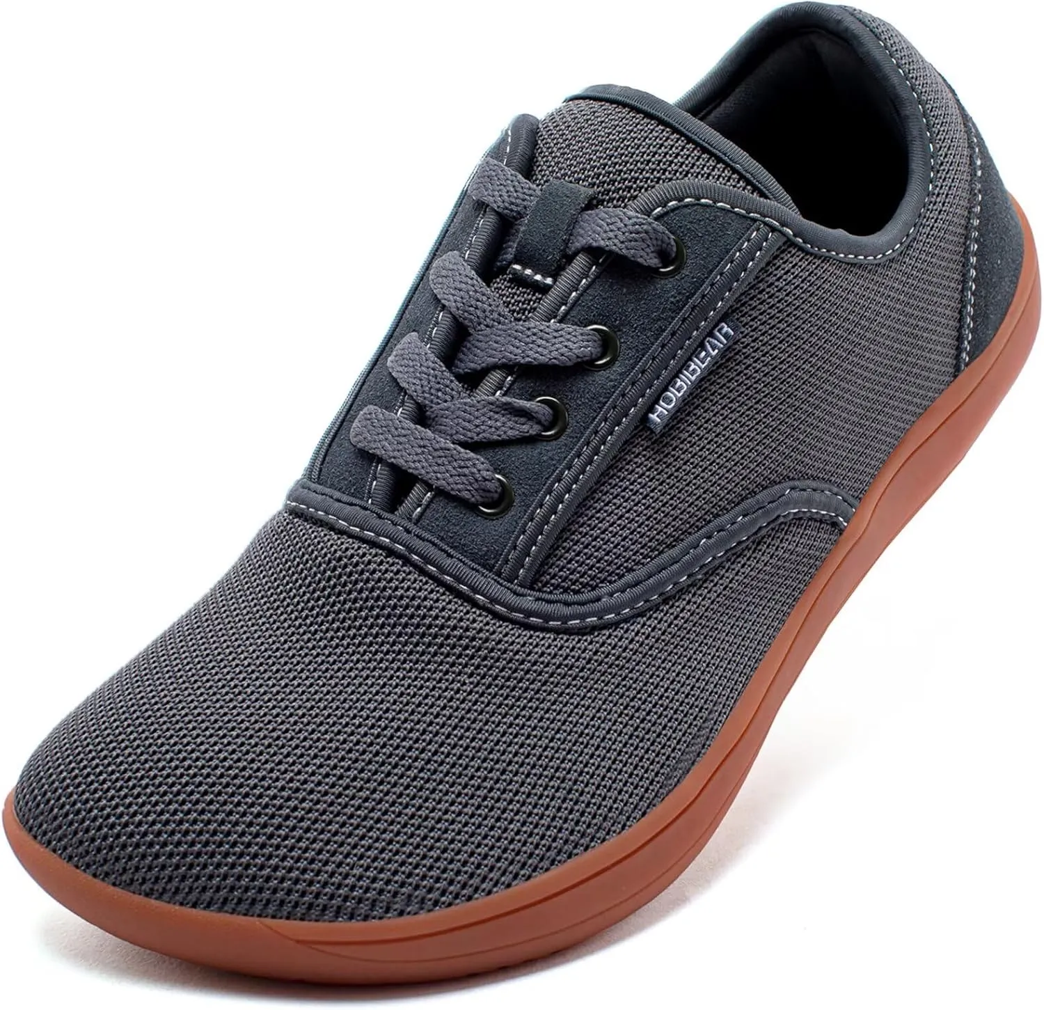 HOBIBEAR Wide-Toe-Box Barefoot Shoes for Mens Womens Minimalist Breathable Trail Running Walking Shoes