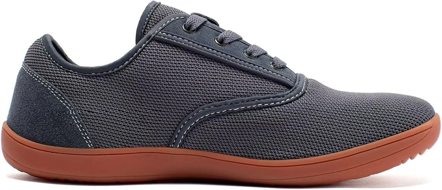 HOBIBEAR Wide-Toe-Box Barefoot Shoes for Mens Womens Minimalist Breathable Trail Running Walking Shoes