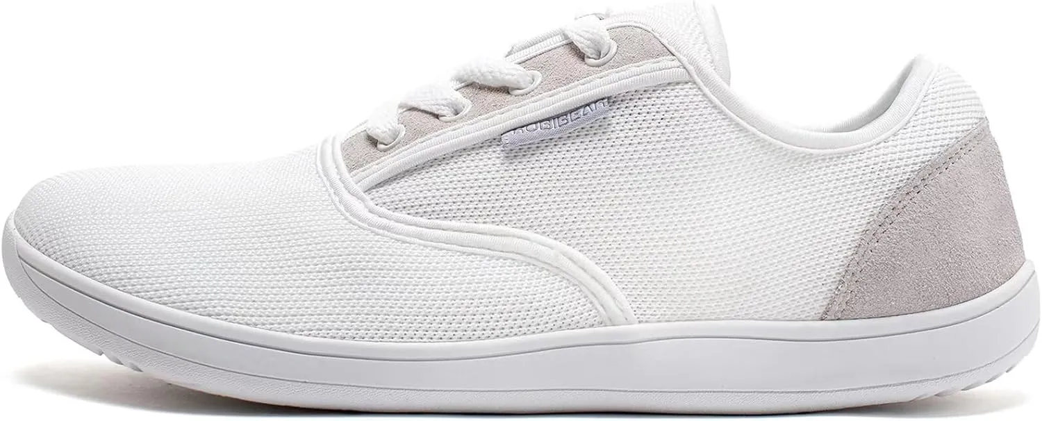 HOBIBEAR Wide-Toe-Box Barefoot Shoes for Mens Womens Minimalist Breathable Trail Running Walking Shoes