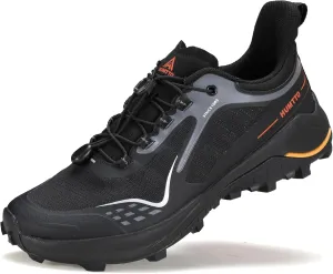 HUMTTO Men's Trail Running Shoes Quick Laces Cross Training Shoes Comfortable Breathable Anti Slip Walking Outdoors Athletic Sneakers