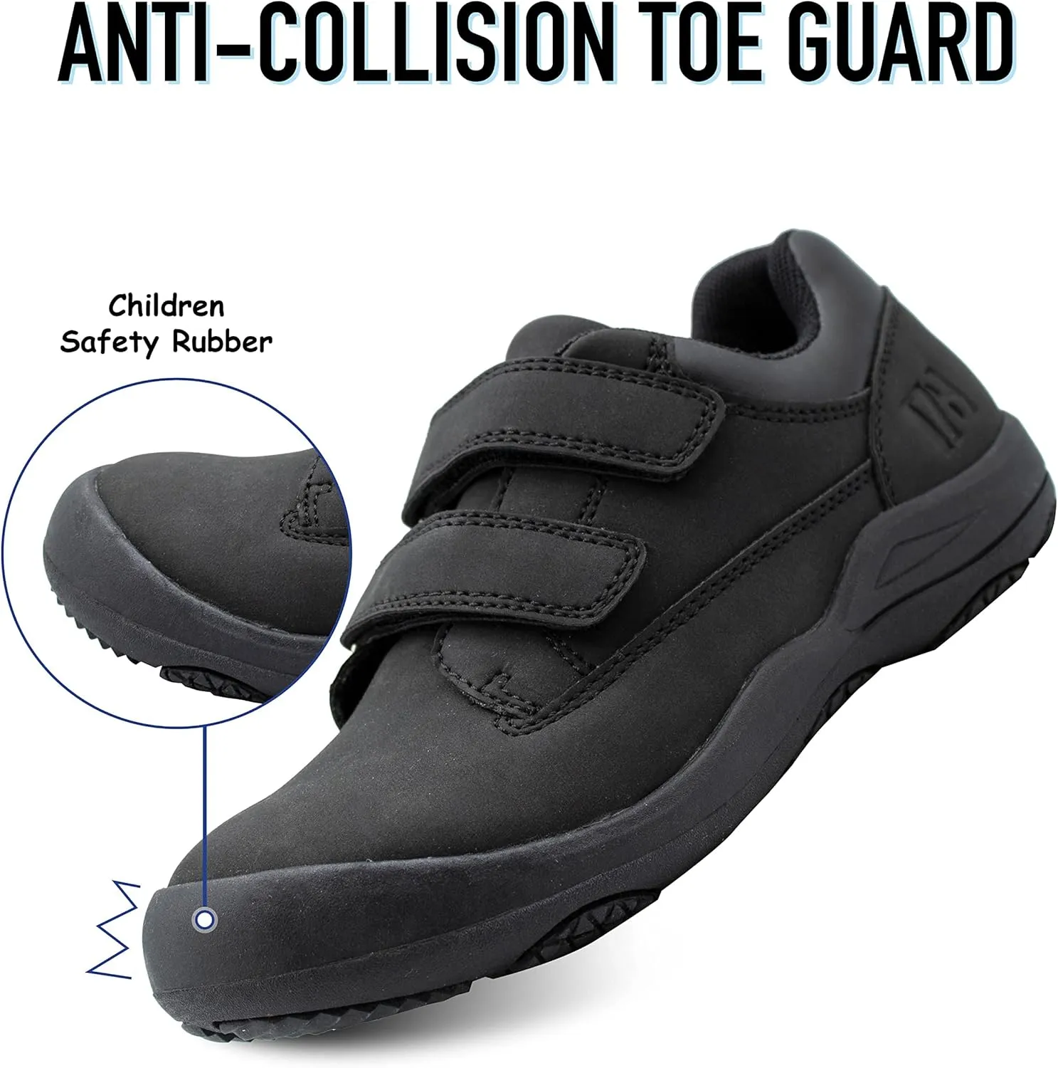 i78 78 Kids Boys Hiking Shoes Chelsea Mid Ankle Boots For Outdoor Trekking Walking Synthetic Non-Slip Lightweight