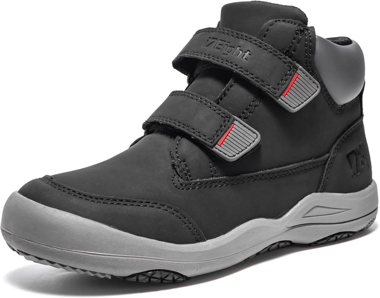i78 78 Kids Boys Hiking Shoes Chelsea Mid Ankle Boots For Outdoor Trekking Walking Synthetic Non-Slip Lightweight