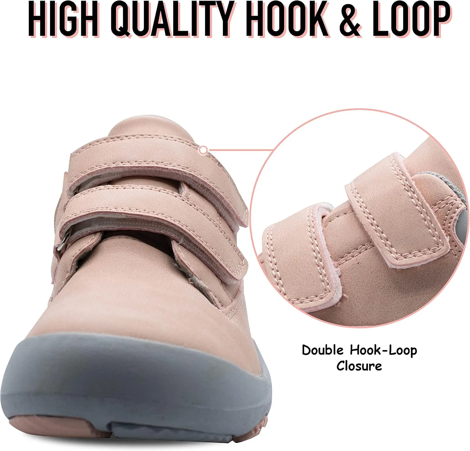 i78 78 Kids Boys Hiking Shoes Chelsea Mid Ankle Boots For Outdoor Trekking Walking Synthetic Non-Slip Lightweight