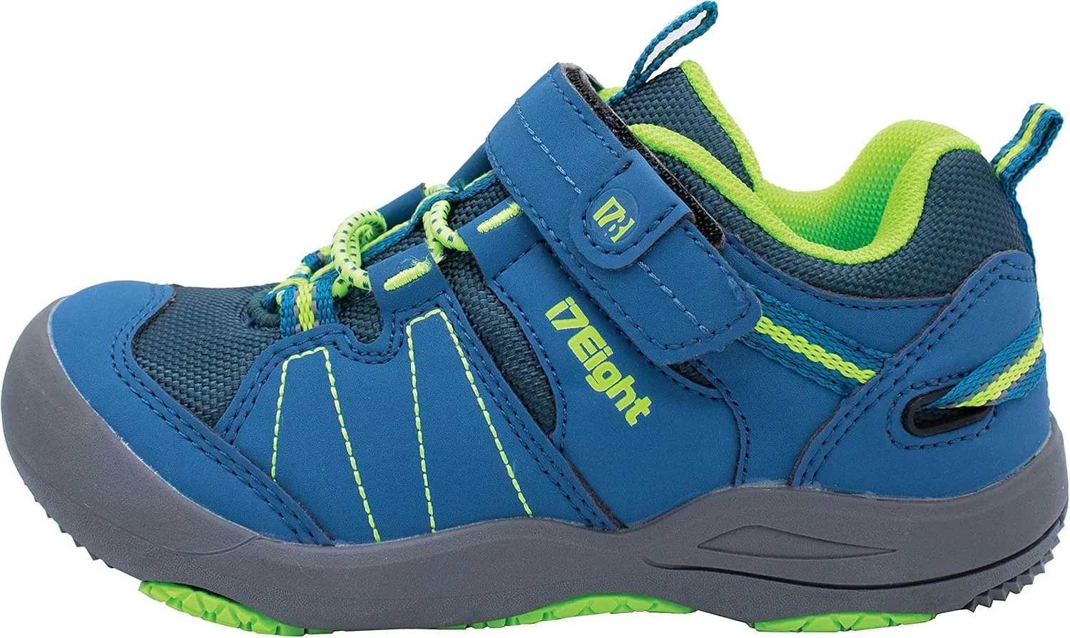 i78 Low Top Kids Boys Sports Hiking Shoes Breathable Synthetic Leather Sneakers Non-Slip Lightweight for Outdoor Running Trekking Trail Walking