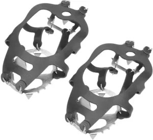 Ice Snow Grips Ice Cleats 18 Teeth Fishing Snow Shoe Spiked Grips Cleats Crampons Winter Climbing Camping Anti Slip Hiking Snowshoes Shoe Cover