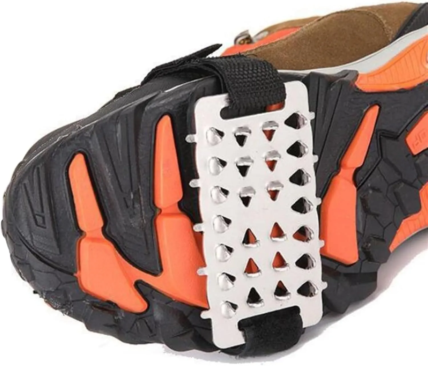 Ice Snow Grips Ice Cleats 26 Teeth Snow Ice Universal Outdoor Climbing Shoes Spikes Cleats Anti Slip Crampons Winter Fishing Hiking Anti Slip Shoes Cover