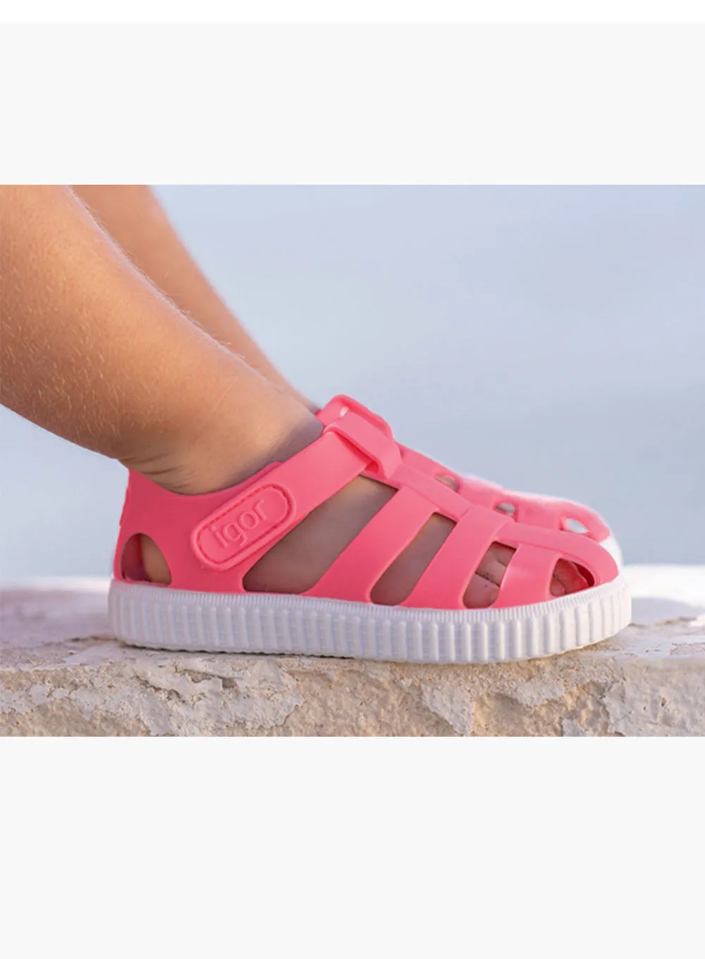 Igor Nico Fisherman Jelly Sandals in Fuchsia