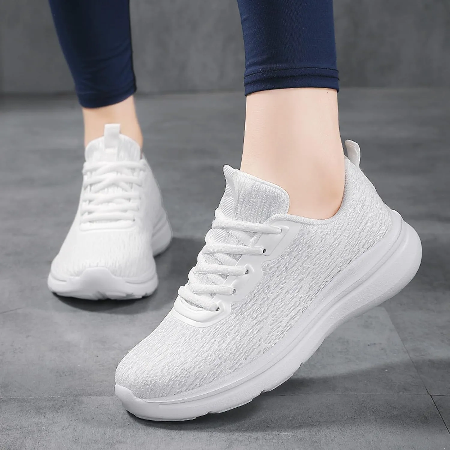 Jogging Walking Sneakers for Men Lightweight Breathable Slip on Running Shoe Athletic Fashion Sneakers for Men