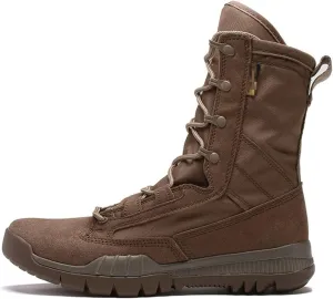 KEHAIOO Military Tactical Boots, Men Outdoor Safety Shoes, Ultralight Army Boot, Special Forces Desert Combat Ankle Boots