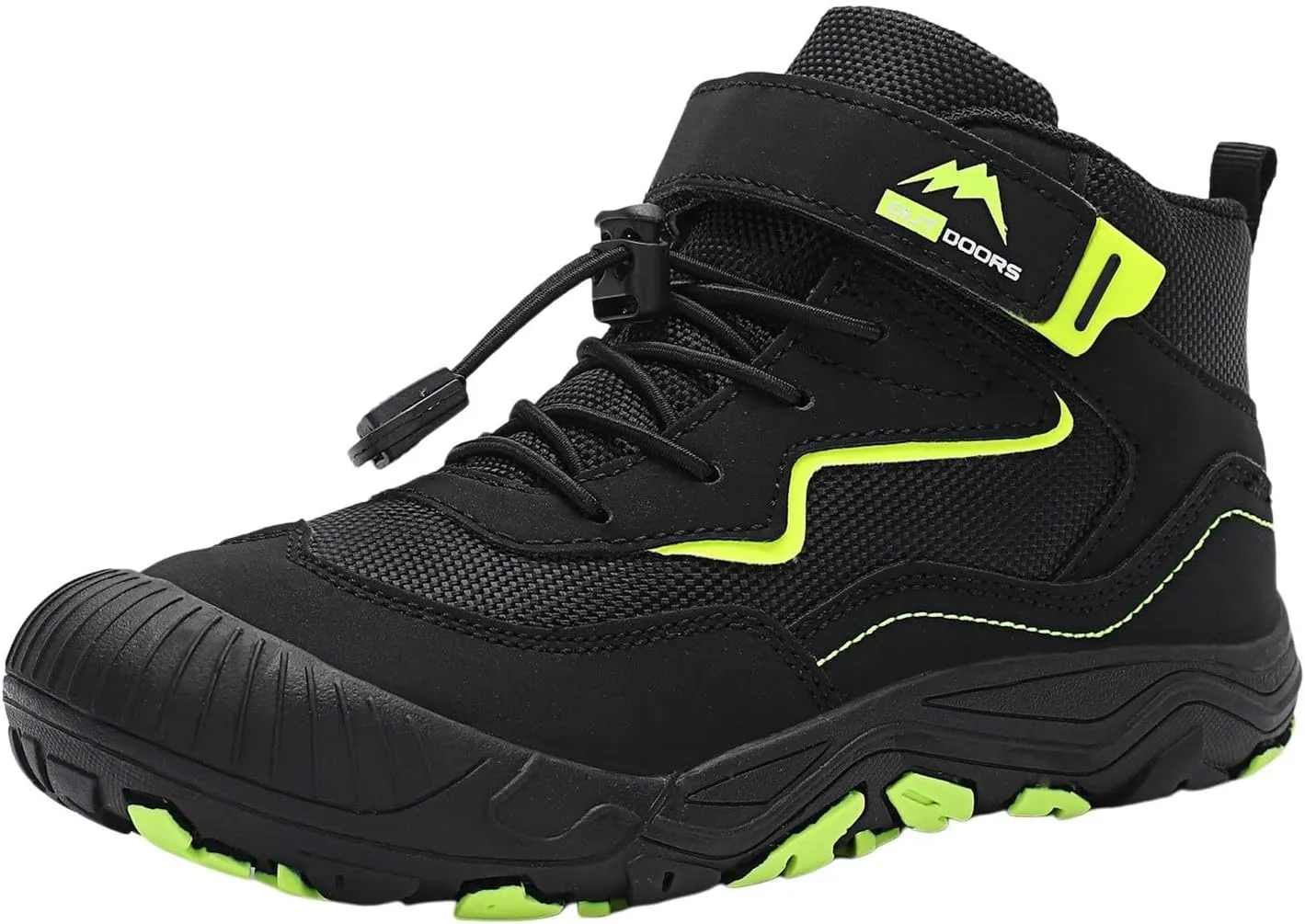 Kids Sports Shoes Boys Girls Adjustable Shoelaces Hiking Shoes Trainers Shoe Toddler Outdoor Anti-Slip Walking Shoes