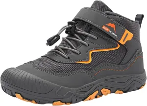 Kids Sports Shoes Boys Girls Adjustable Shoelaces Hiking Shoes Trainers Shoe Toddler Outdoor Anti-Slip Walking Shoes