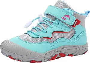 Kids Sports Shoes Boys Girls Adjustable Shoelaces Hiking Shoes Trainers Shoe Toddler Outdoor Anti-Slip Walking Shoes