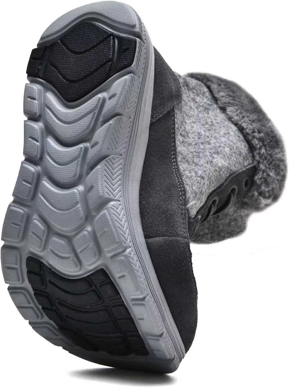 konhill Women's Winter Snow Ankle Boots-Booties Anti-Slip Resistant Outdoor Shoes