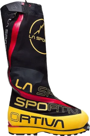 La Sportiva Mens Olympus Mons Cube Mountaineering Boots, Yellow/Black, 12.5