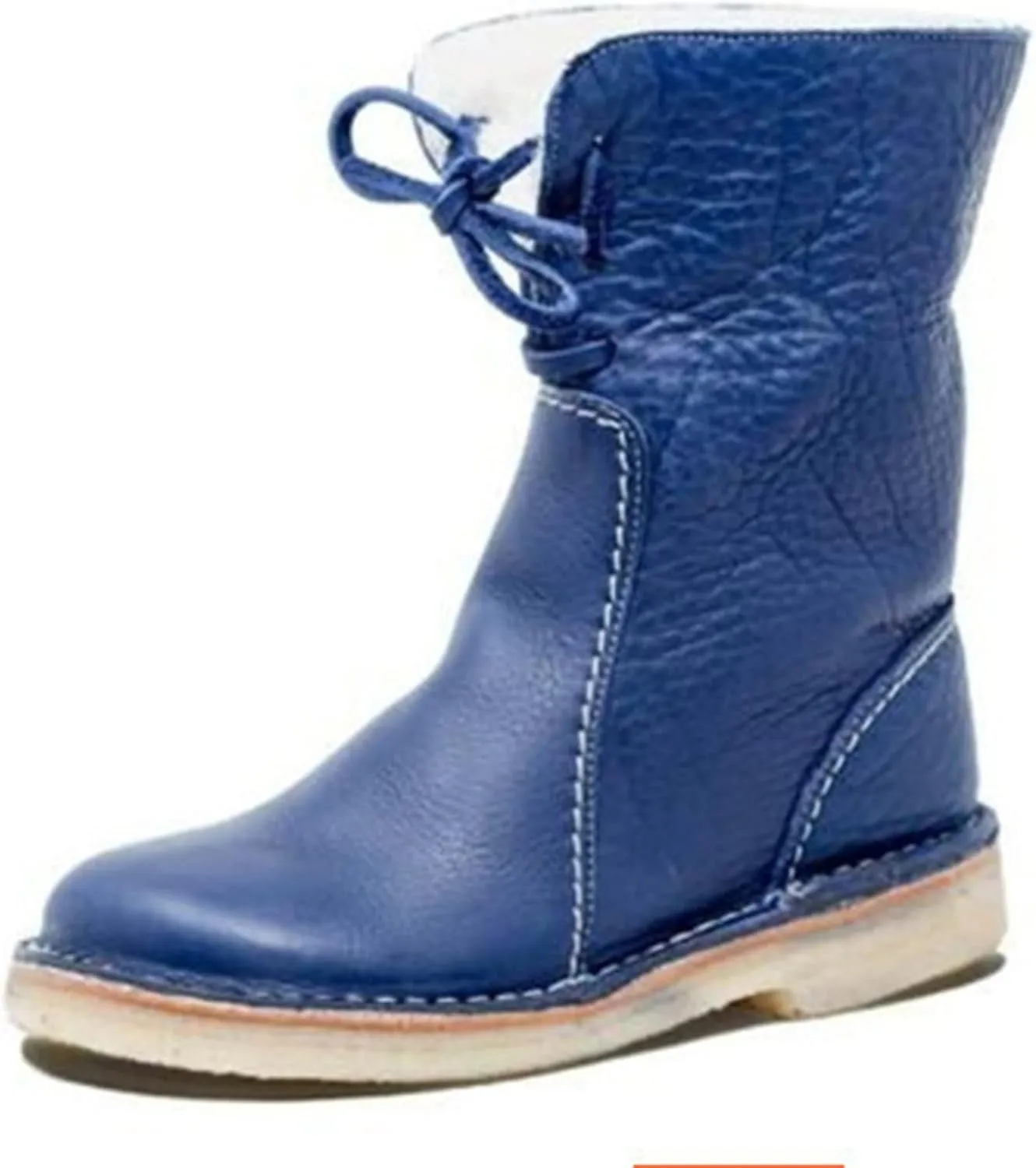 Ladmiple Snow Boots For Women Cute High Top Warm Ankle Booties Comfortable Slip On Outdoor Fur Lined Walking Winter Shoes