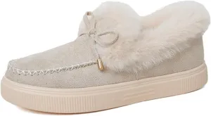 Lausiuoe Snow Boots For Women Cute Wide Calf Winter Fur Lining Warm Ankle Booties Fashion Trendy Outdoor Fuzzy Shoes 2022
