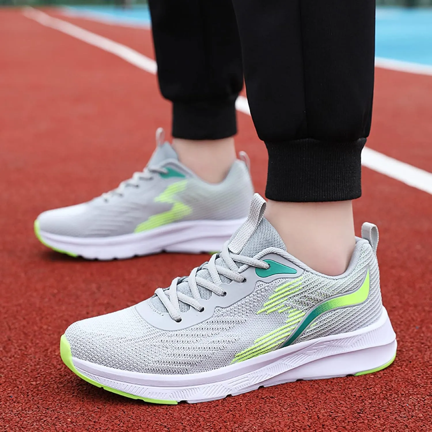 Lightweight Hiking Shoes for Men Casual Sneaker Mesh Breathable Walking Shoe Non Slip Work Sport Shoes for Men