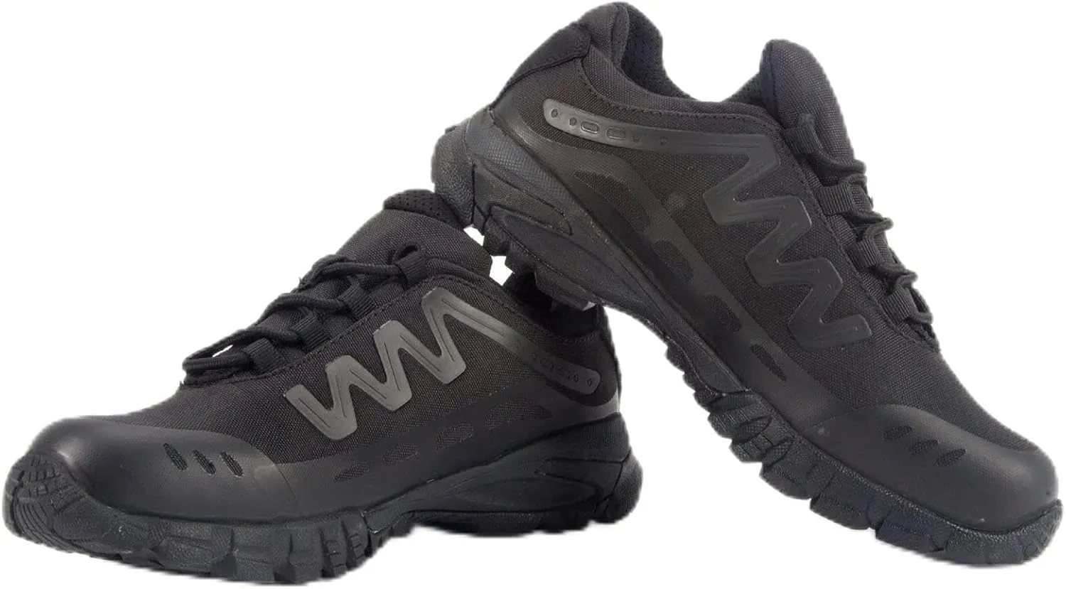 Lightweight Low Top Tactical Boots for Men, Comfort Durable Rubber Sole Military Work and Desert Boots, Lace-up Waterproof Breathable Military Boots