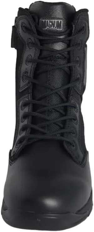 Magnum Strike Force 8" SZ WP CT Black Tactical Boots - Designed for Police, EMS, Security, Military, Hunting & Motorcycle w/Slip Resistant Outsole, 12