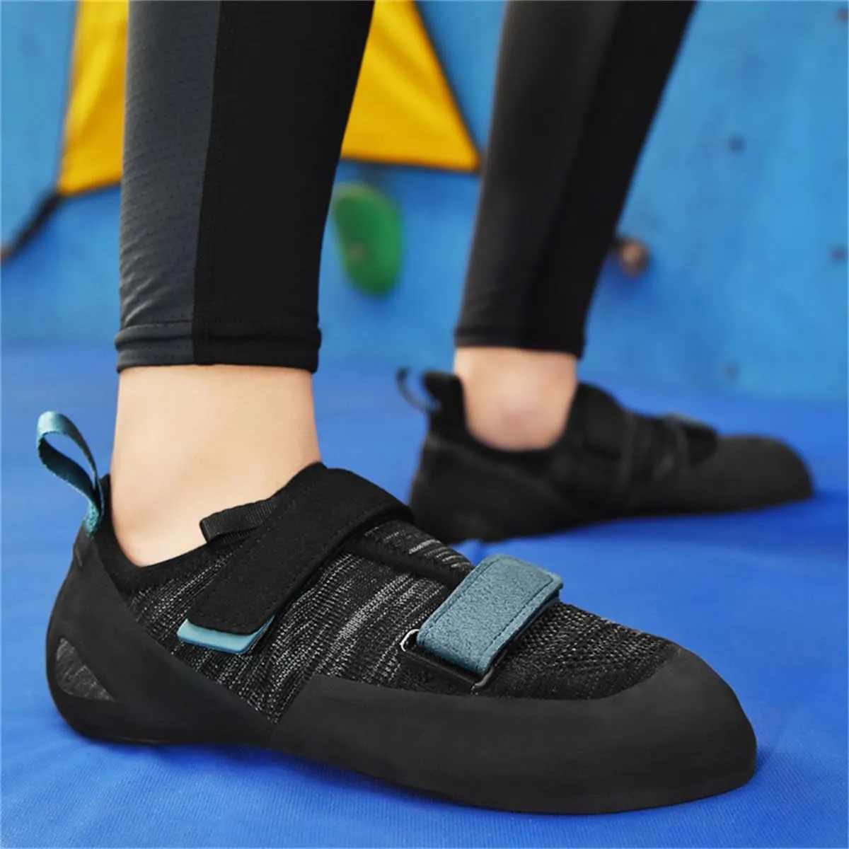 Men Women Rock Climbing Sneakers Beginners Kids Indoor Wall Climbing Shoes Non Slip Bouldering Athletic Shoes