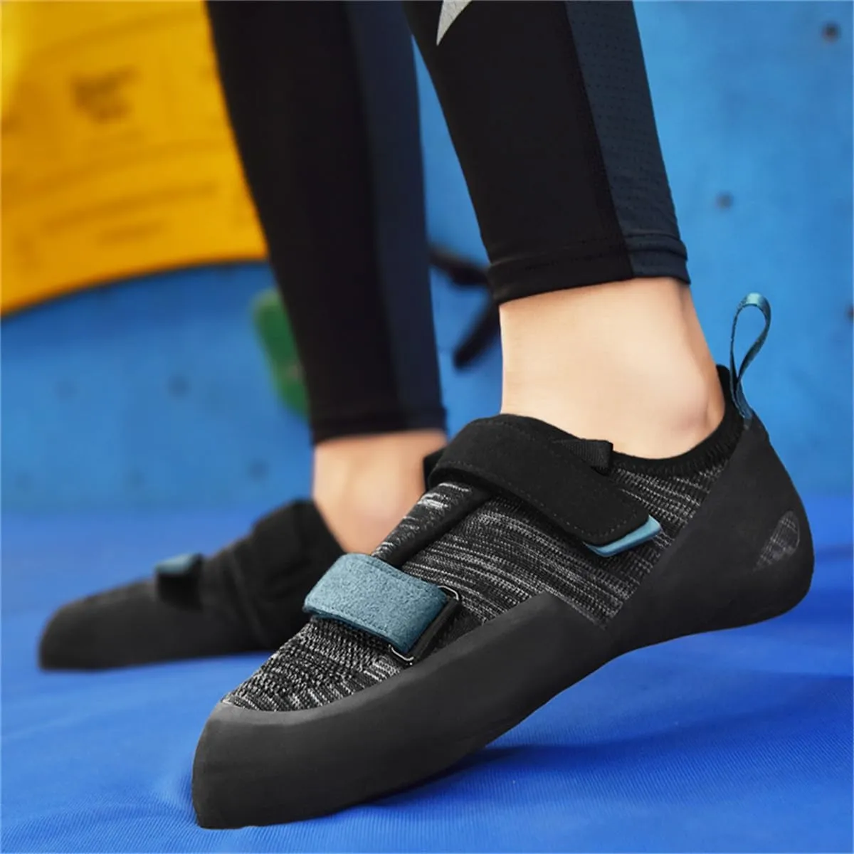 Men Women Rock Climbing Sneakers Beginners Kids Indoor Wall Climbing Shoes Non Slip Bouldering Athletic Shoes