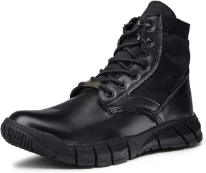 Mens Boots Autumn Winter Warm Plush Men's Boots Suede Leather Snow Boots Non-slip Working Boots Outdoor Ankle Boots