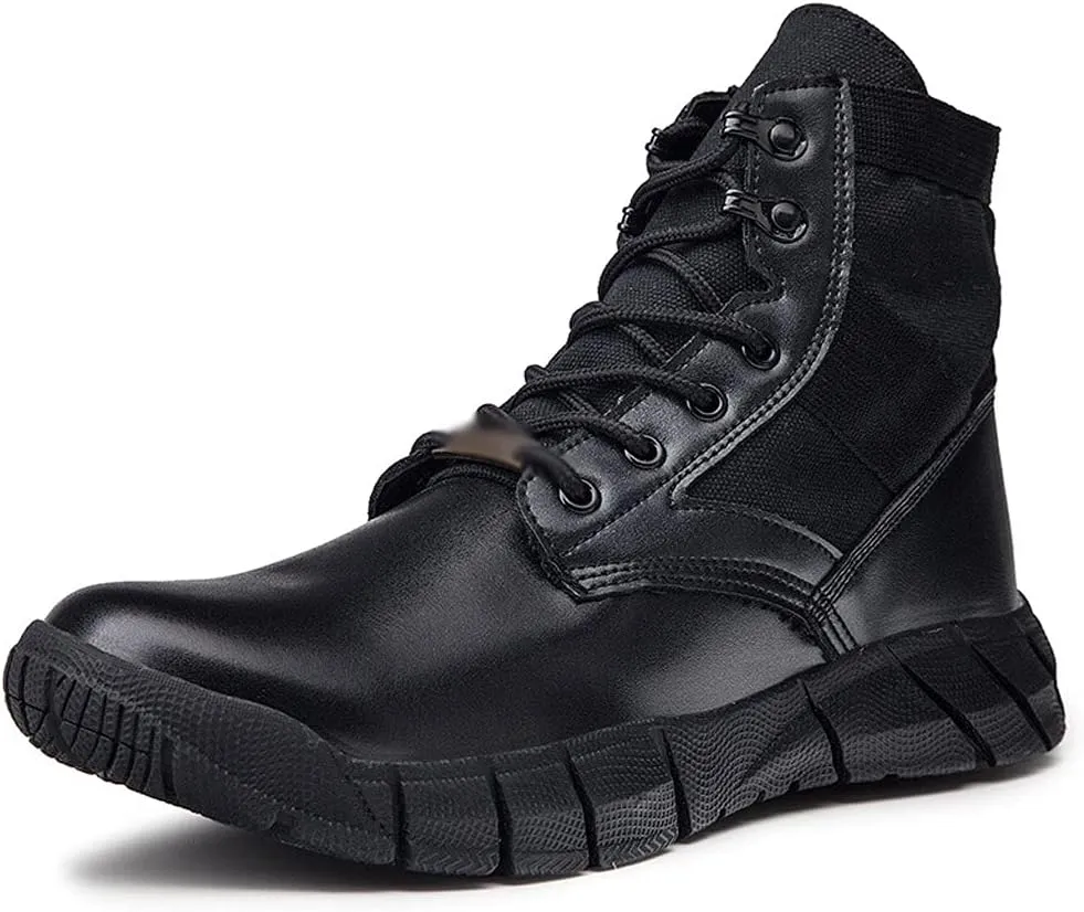 Mens Boots Autumn Winter Warm Plush Men's Boots Suede Leather Snow Boots Non-slip Working Boots Outdoor Ankle Boots
