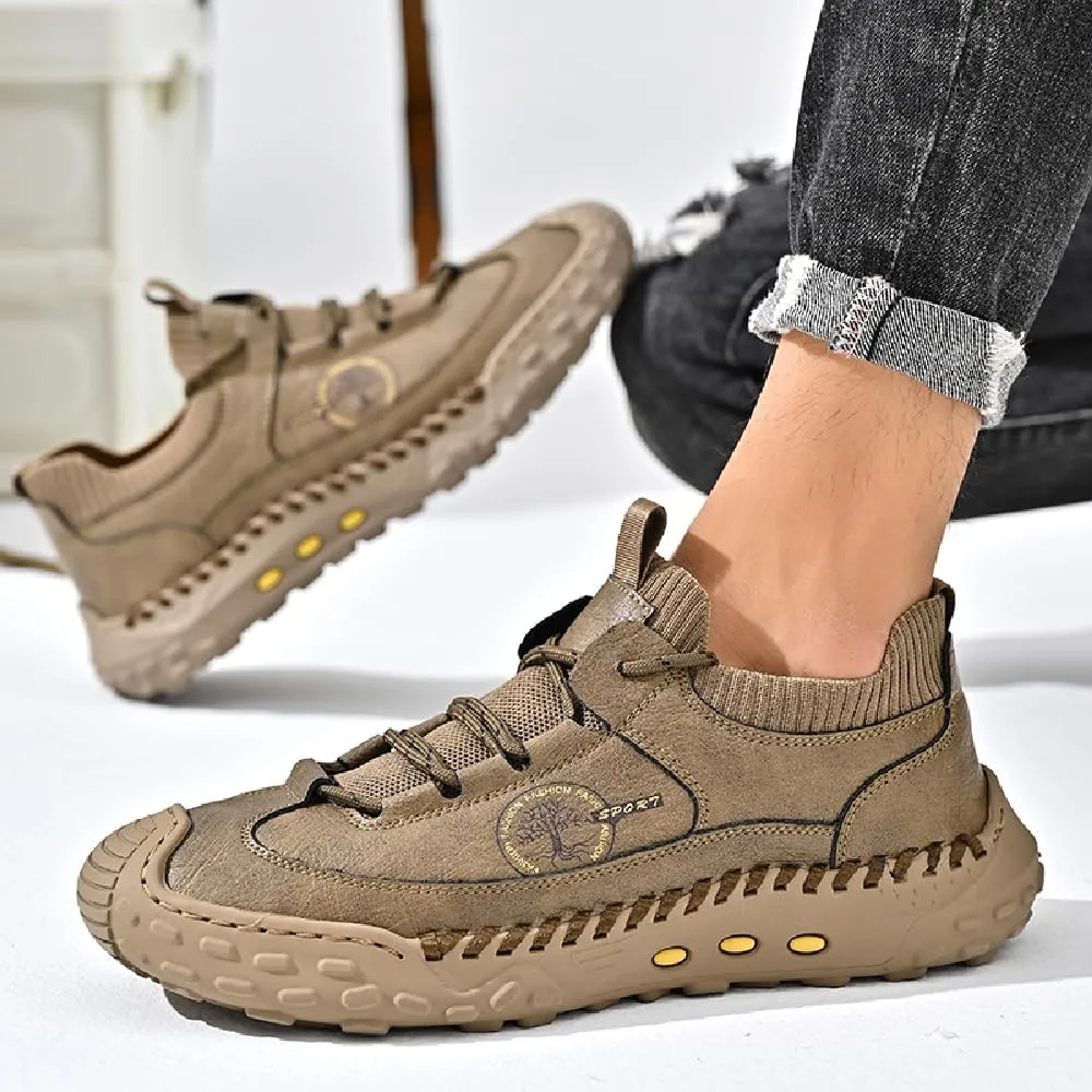 Mens Casual Hiking Outdoor Breathable Sneakers Lightweight Oxfords Anti-Slip Climbing Shoes