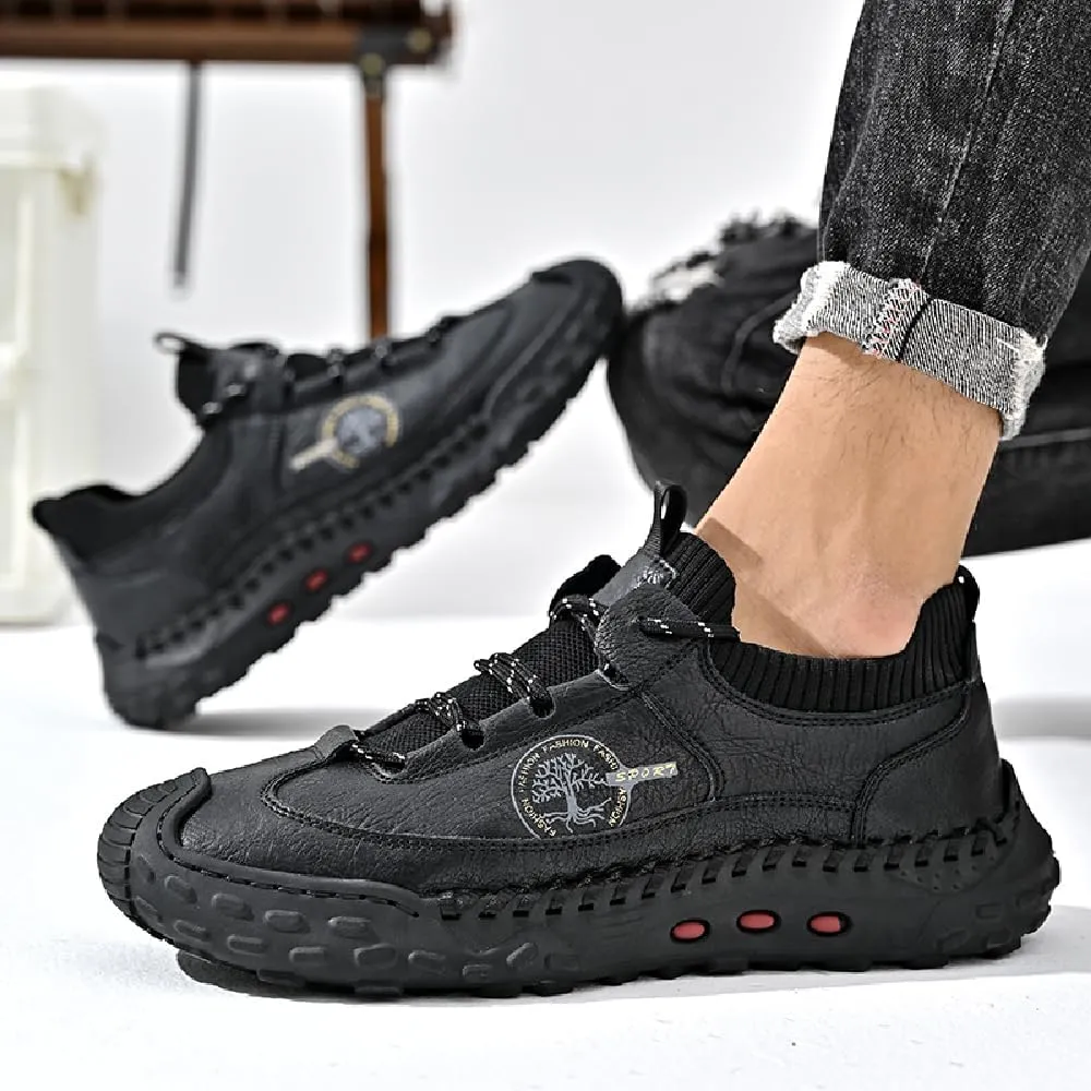 Mens Casual Hiking Outdoor Breathable Sneakers Lightweight Oxfords Anti-Slip Climbing Shoes