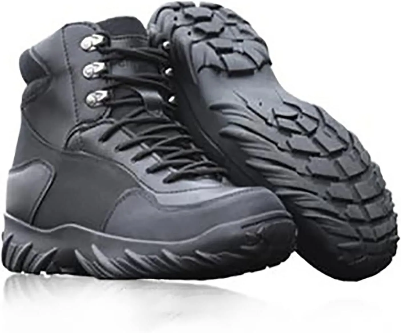 Men's Combat Military Boots, Autumn Winter Wear-resistant and Non-slip Medium and Low Top Mountaineering Boots, for Outdoor Trekking Desert Tactical Boots