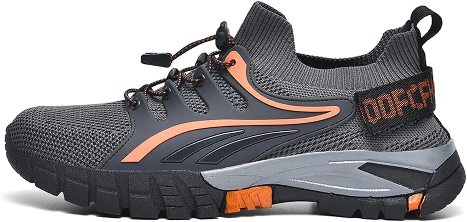 Mens Hiking Shoes Walking Trekking Trainers Outdoors Breathable Camping Climbing Shoes